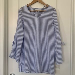 Bishop + Young Stripe Crossfront Tunic Size S